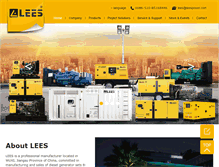 Tablet Screenshot of leespower.com